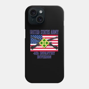 4th Infantry Division Phone Case