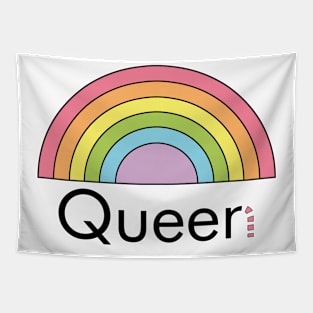 Gay lgbtq trans queer pride Parade rainbow gift Tapestry