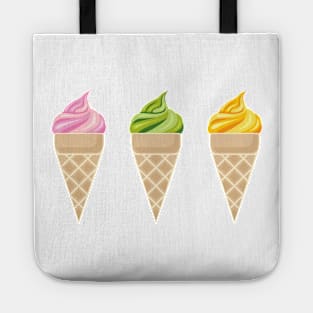 Ice Creams Vector Illustration Tote