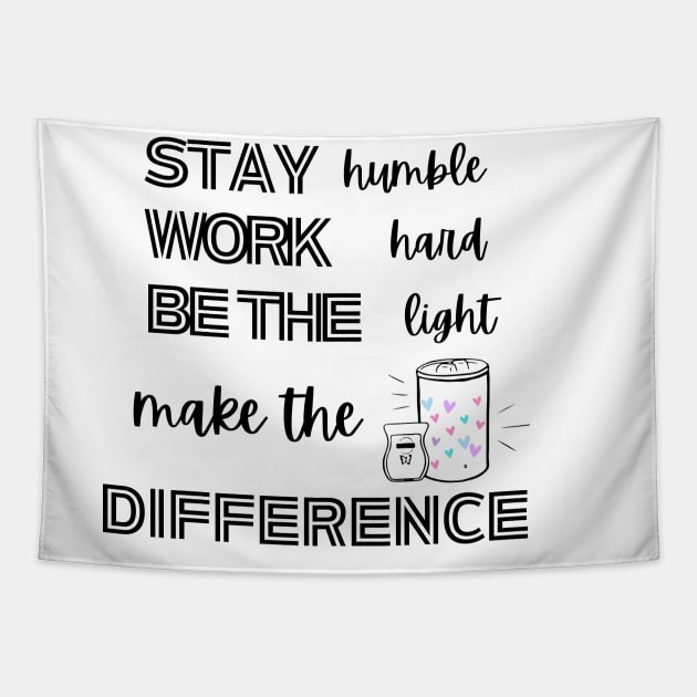 scentsy motivation sticker Tapestry by scentsySMELL