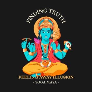 Finding Truth Peeling Away Illusion Yoga T-Shirt