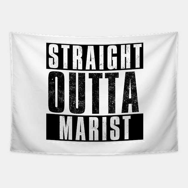 STRAIGHT OUTTA MARIST Tapestry by Simontology