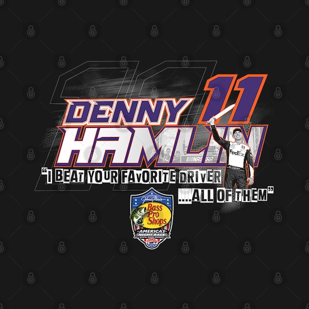 Denny Hamlin Night Race by art.Hamdan