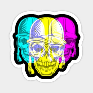 Tri-Portrait Skull - DS21 Magnet