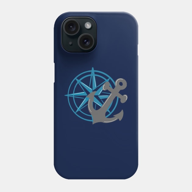 The Vacation Navigation Logo Phone Case by MagicalMouseDesign