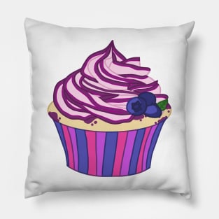 Blueberry Cupcake Pillow