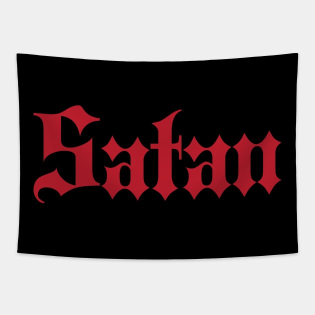Satan Tapestry by Krobilad