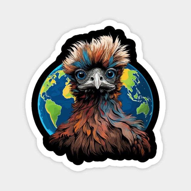 Silkie Earth Day Magnet by JH Mart