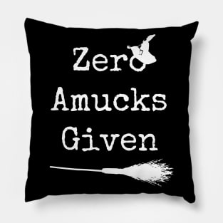 Zero Amucks Given Pillow