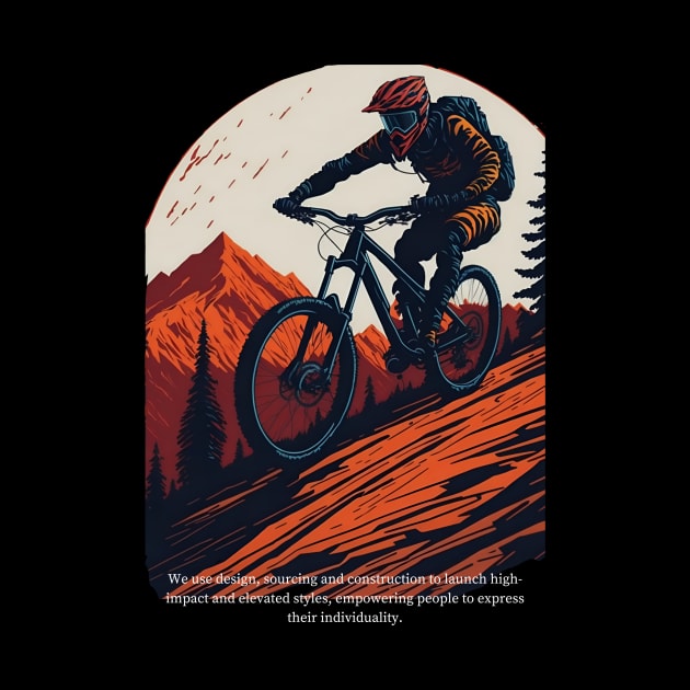Downhill bike by D.W.P Apparel
