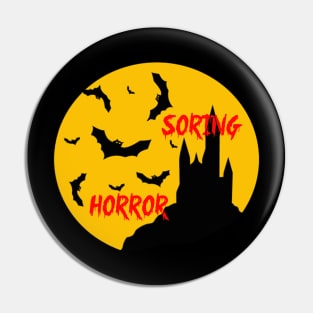 Halloween castle Pin