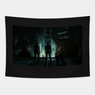 Atlas with Rapture in background (Bioshock Infinite) Tapestry