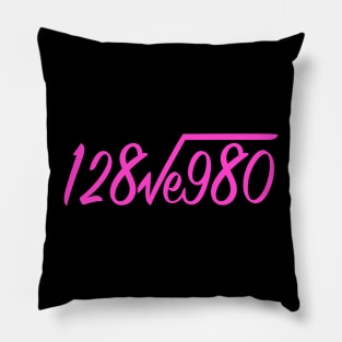 128ve980 I love You (Pink) Pillow