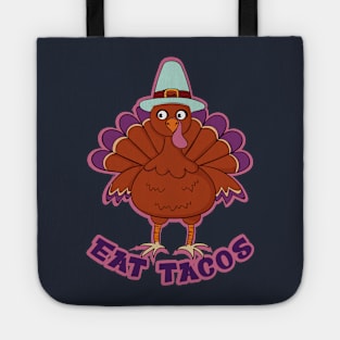 Save A Turkey Eat Tacos Mexican Funny Thanksgiving Tote