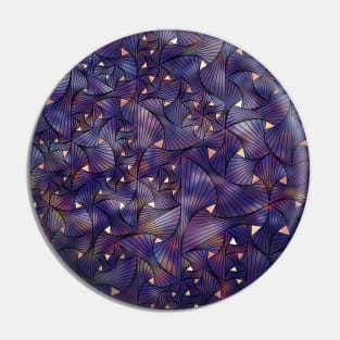 Ultraviolet and Gold Mesh Pin