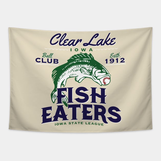 Clear Lake Fish Eaters Tapestry by MindsparkCreative