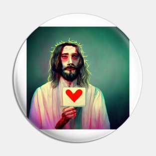 Jesus Love Pin