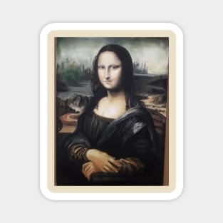 mona lisa Magnet