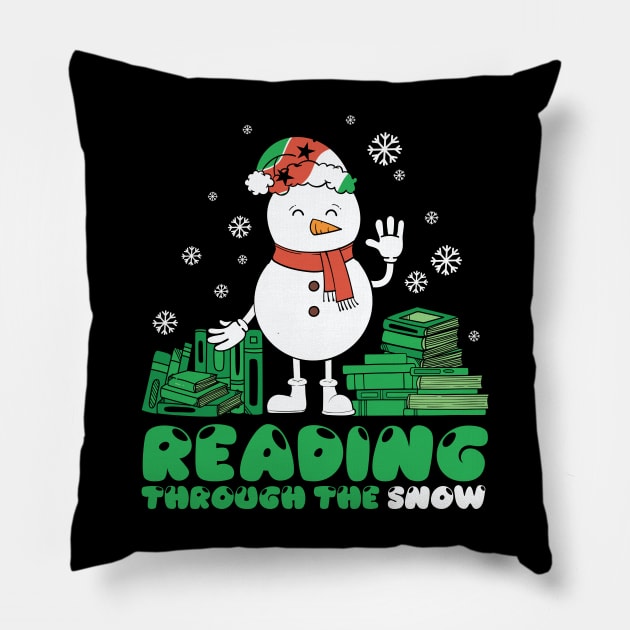 Reading through the Snow Pillow by MZeeDesigns