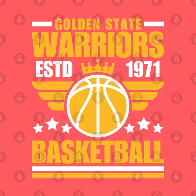 Golden State Warriors 1971 Basketball Retro by ArsenBills