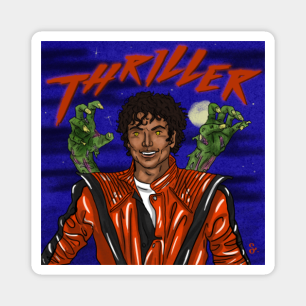 Michael Jackson / Thriller - Michael Jackson - Magnet | TeePublic Michael Jackson / Thriller - Michael Jackson - Magnet | TeePublic