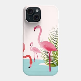 Flamingos Phone Case