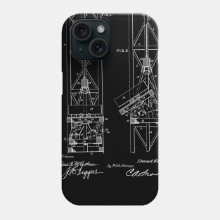 Mine Elevator Vintage Patent Hand Drawing Phone Case