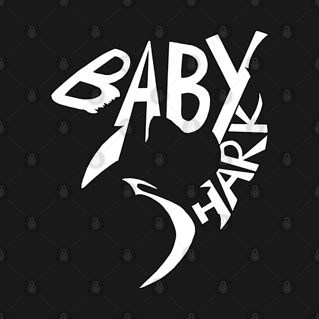 Baby Shark - Shark Silhouette by treszure_chest