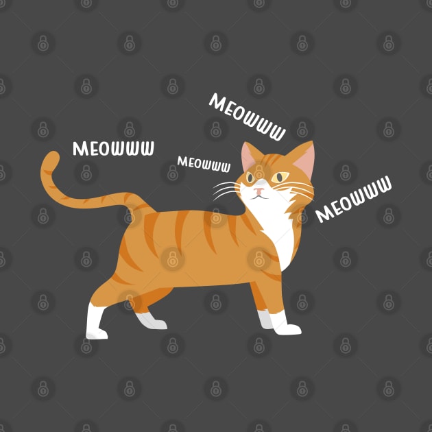 cat orange cute vector cartoon meow by creative.z