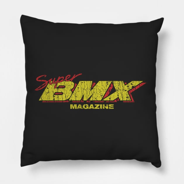 Super BMX Magazine 1980 Pillow by JCD666