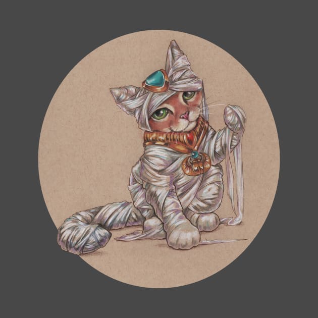 Mummy Kitty Unwinds by justteejay