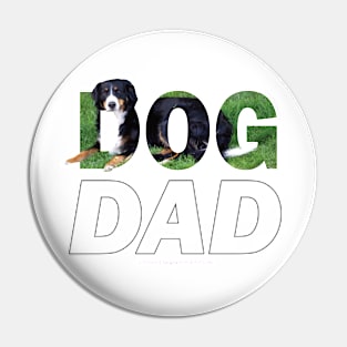 DOG DAD - Bernese oil painting word art Pin