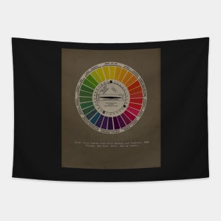 Hiler color wheel psychology and old color theory Tapestry