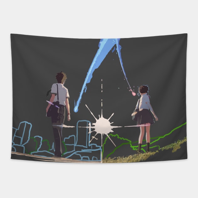 kimi no na wa 　[君の名は。] Tapestry by One4an