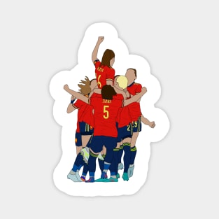 Goal celebration Spanish National Team Magnet