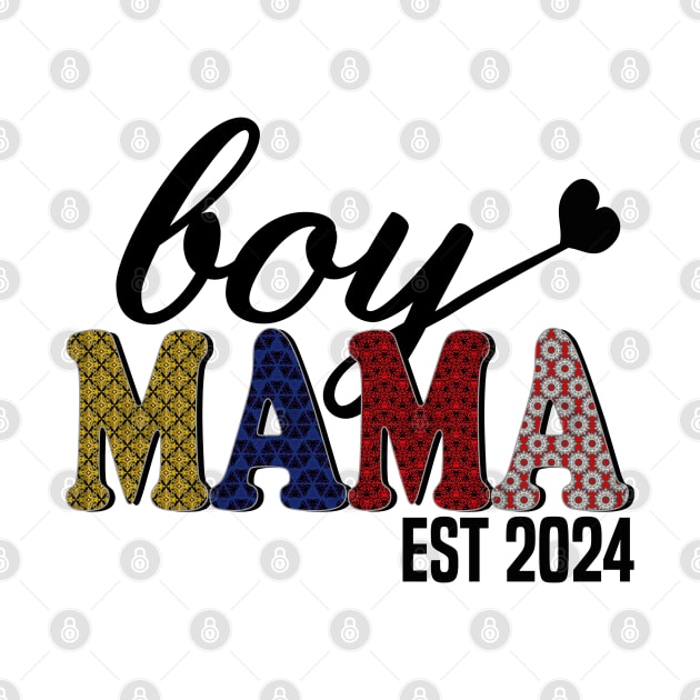 boy Mama Est 2024 by mdr design