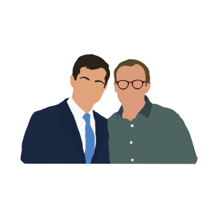 Pete Buttigieg and Chasten Glezman Buttigieg Drawing T-Shirt