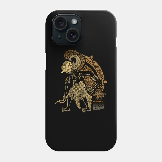 Werkudara Puppet Phone Case by Crista.co