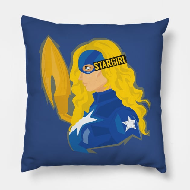 Stargirl Pop Head Pillow by Bruno.Artist 