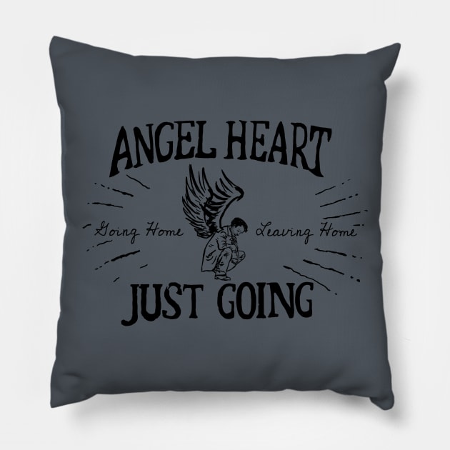 Angel Heart (with Cas) Pillow by kimstheworst