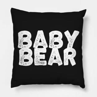 Baby Bear Vintage Pillow