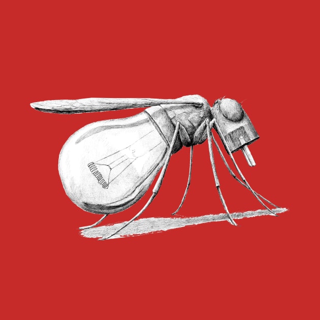 lightbulb mosquito by RedmerHoekstra