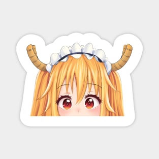 Kobayashi-san Chi no Maid Dragon peekk, tohru peek, tohru Magnet