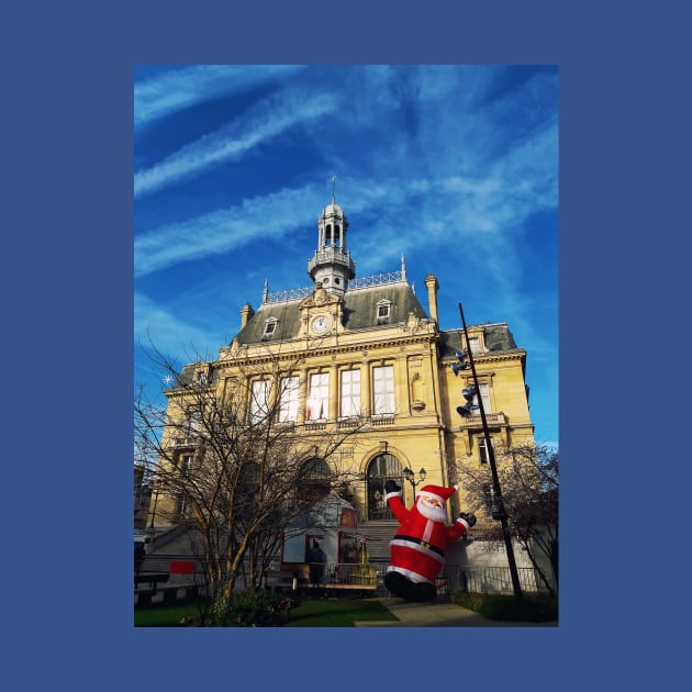 Asnires sur Seine city hall by psychoshadow