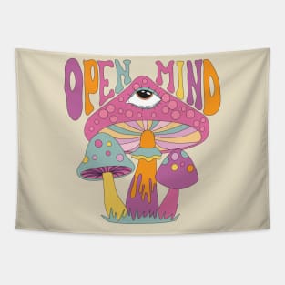 open mind Shirt, Vintage Mushroom Sweatshirt, Retro Hippie Tapestry