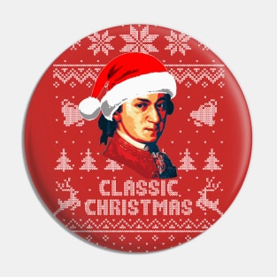 Mozart Classic Christmas Pin