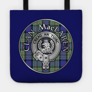 Clan MacLaren Crest & Tartan Tote