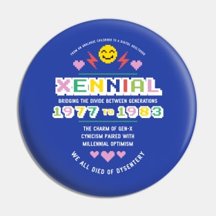 Xennial Color Option Pin