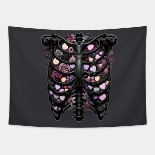 Candy Hearts | Moody Valentines | Ribcage Design | Tapestry