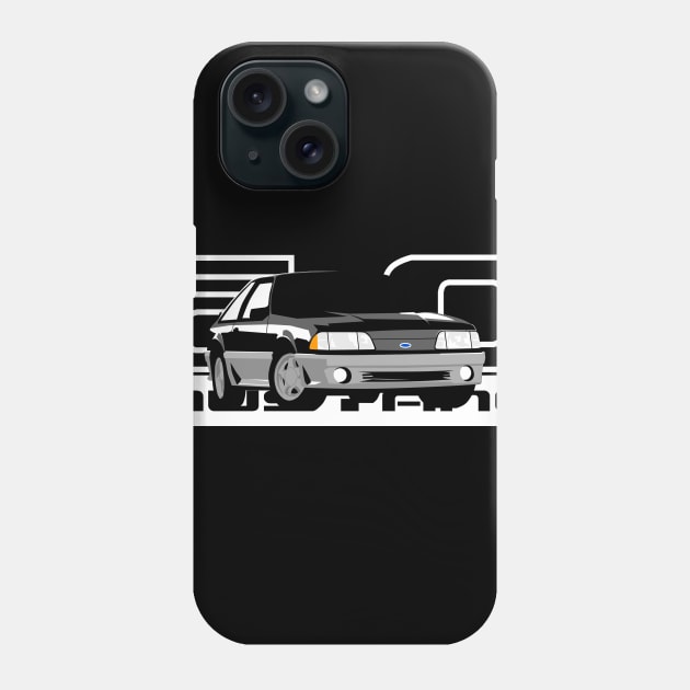 1991-93 Mustang GT Two Tone Phone Case by FoMoBro's